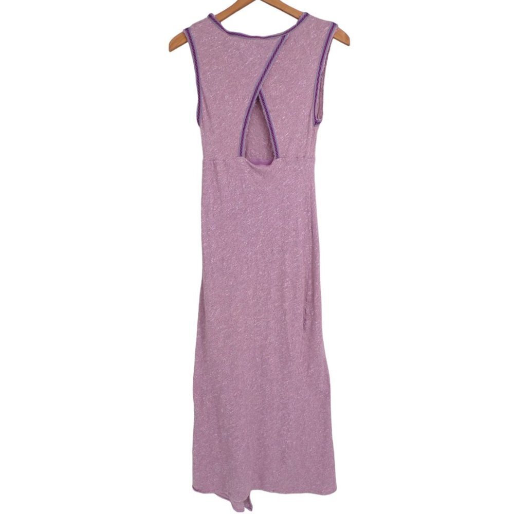 Free People Women's Maxi Sleeveless Open Back Split Hem Dress - size XS - Picture 2 of 12